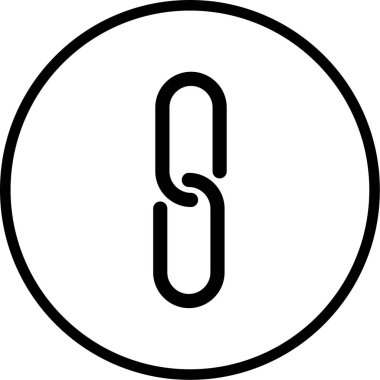 Modern simge bağlantısının vektör illüstrasyonu