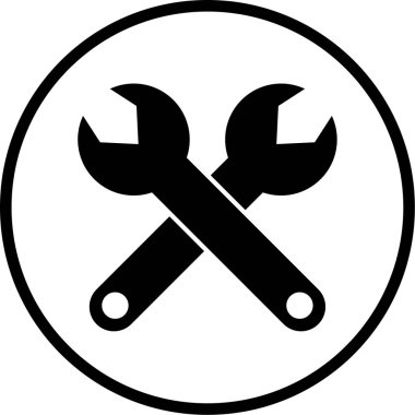 Araç simgesinin vektör illüstrasyonu