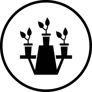 bitki simgesi vektör illüstrasyonu