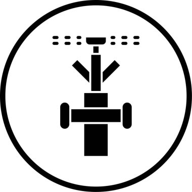 Su simgesinin vektör illüstrasyonu