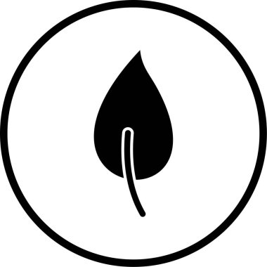 Su bırakma simgesinin vektör illüstrasyonu