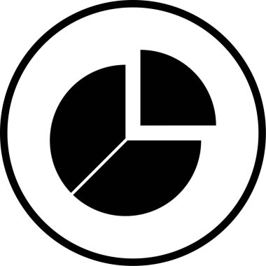 Pasta çizelgesi. Web simgesi