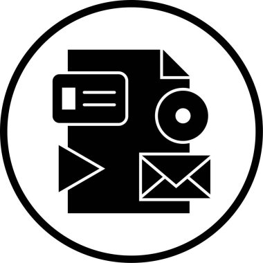 Seo simgesinin vektör illüstrasyonu