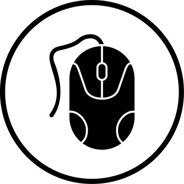 Fare. Web simgesi basit illüstrasyon