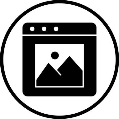 seo modern simgesinin vektör illüstrasyonu