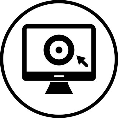 seo modern simgesinin vektör illüstrasyonu