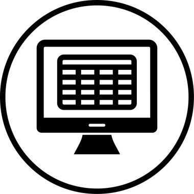 seo modern simgesinin vektör illüstrasyonu