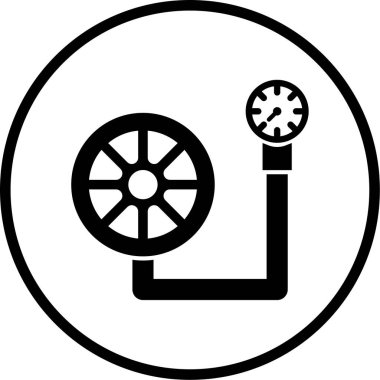 Araba tamir ikonu. vektör illüstrasyonu