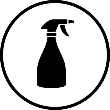 Sprey simgesinin vektör illüstrasyonu