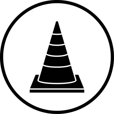 Yol simgesi, vektör illüstrasyonu