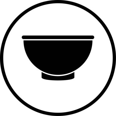 Kişisel ve ticari kullanım için resim simgesi. kase 