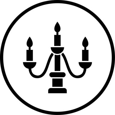 Mumlar. Web simgesi basit tasarım