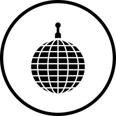 Dünya simgesinin vektör illüstrasyonu