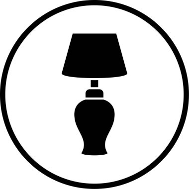 Modern lamba simgesinin vektör illüstrasyonu