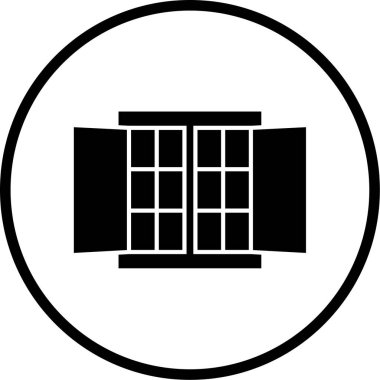 Modern yapı simgesinin vektör illüstrasyonu