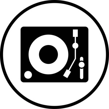 Müzik çalar. Basit resimleme