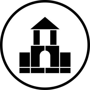 Yapı simgesinin vektör illüstrasyonu