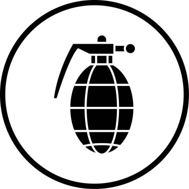 Bir gezegen simgesinin vektör illüstrasyonu