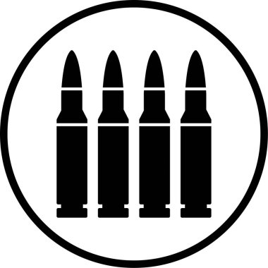 kurşun simgesi, vektör illüstrasyonu