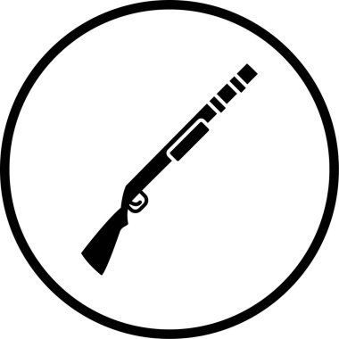 Kişisel ve ticari kullanım için resim simgesi. silah