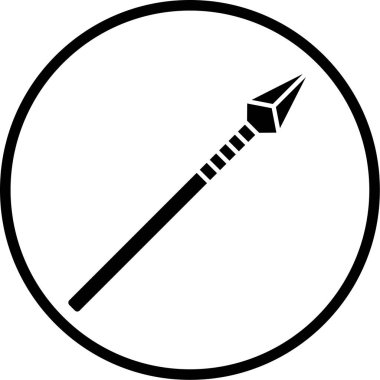 Silah simgesinin vektör illüstrasyonu