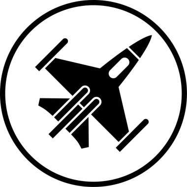 Uçak. Web simgesi basit illüstrasyon