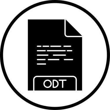 dosya biçimi simgesi, vektör illüstrasyonu