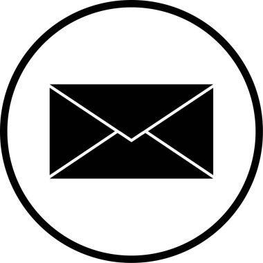 E- posta simgesi vektör illüstrasyonu