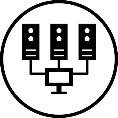 seo modern simgesinin vektör illüstrasyonu