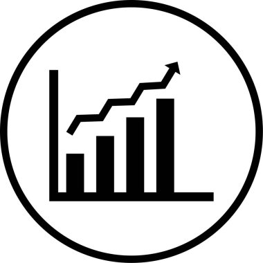 iş büyümesi simgesi vektör illüstrasyonu