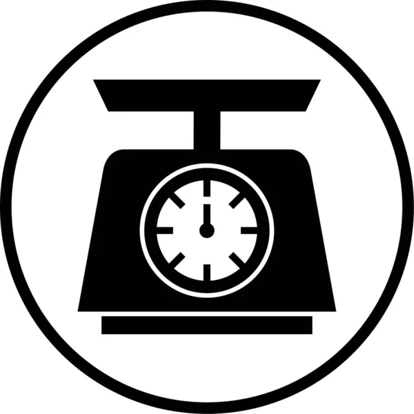 Reloj Icono Web Ilustración Simple — Archivo Imágenes Vectoriales