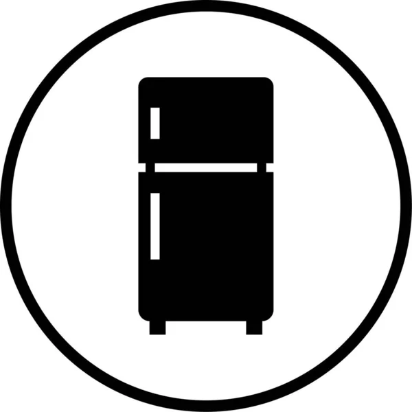Fridge Vector Icon Sign Symbol — Stock Vector