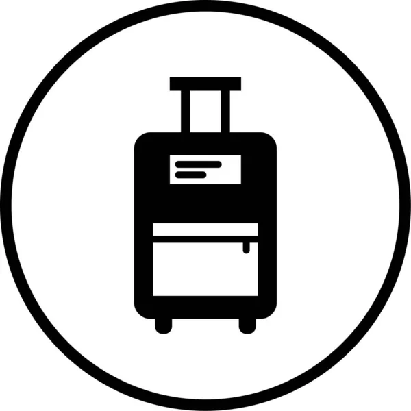 Illustration Icône Bagage Aéroport — Image vectorielle