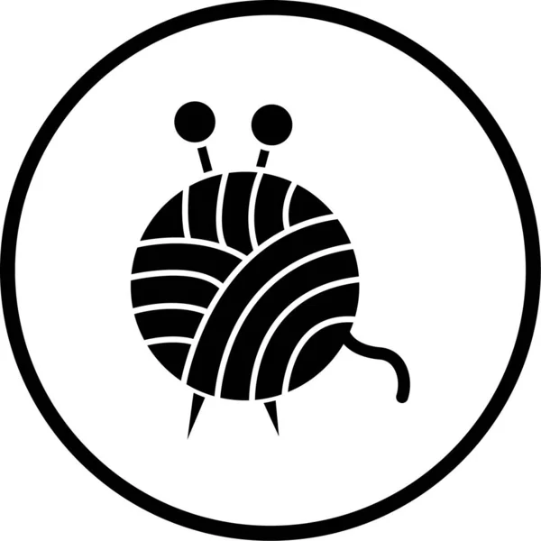 Vector Illustration Wool Insect Icon — 스톡 벡터