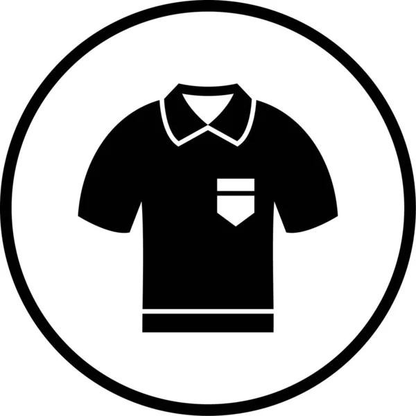 Shirt Icône Web Illustration Simple — Image vectorielle