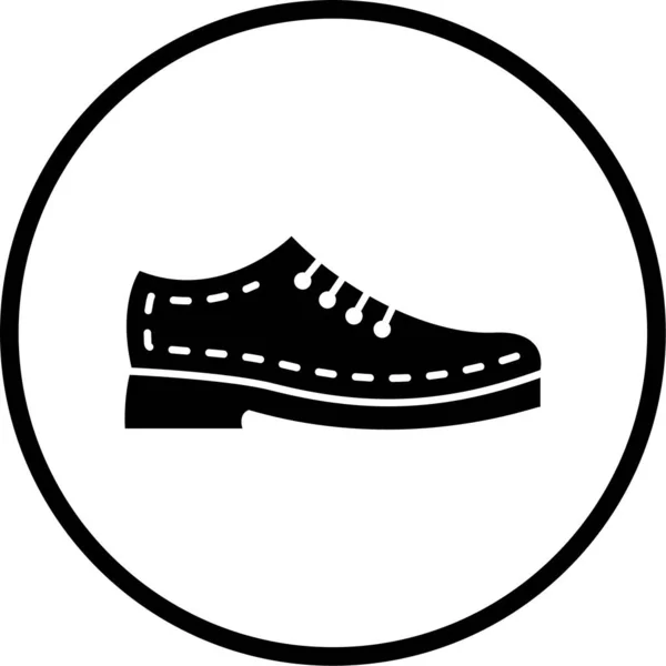 Ayakkabı Web Simgesi Basit Illüstrasyon — Stok Vektör