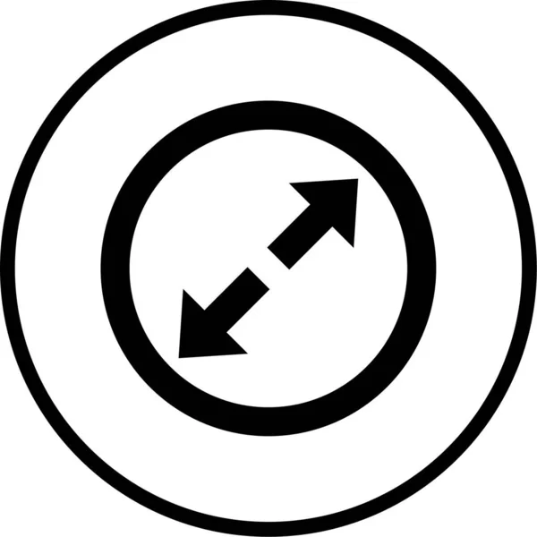 矢印のベクトル図現代のアイコン — ストックベクタ