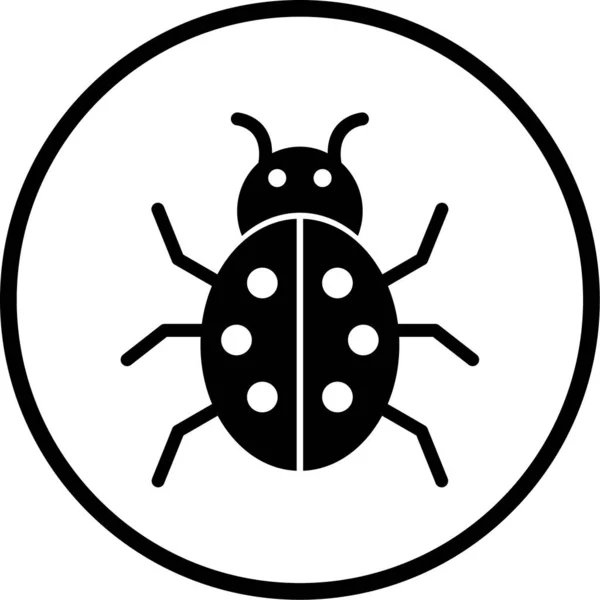 Icône Bug Illustration Vectorielle — Image vectorielle