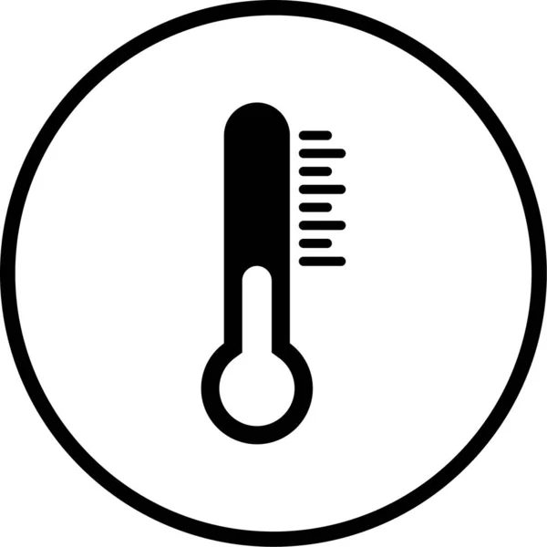 Termometro Web Icon Design Semplice — Vettoriale Stock