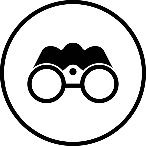 双眼鏡だ Webアイコンシンプルなイラスト — ストックベクタ