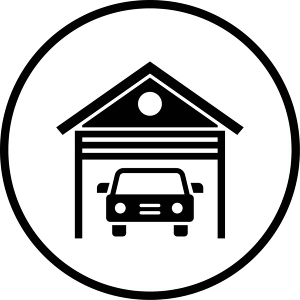 Ilustración Vectorial Icono Auto Moderno — Archivo Imágenes Vectoriales