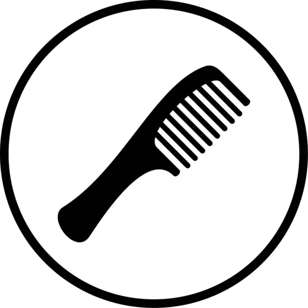 Comb Web Icon Simple Illustration — Stock Vector