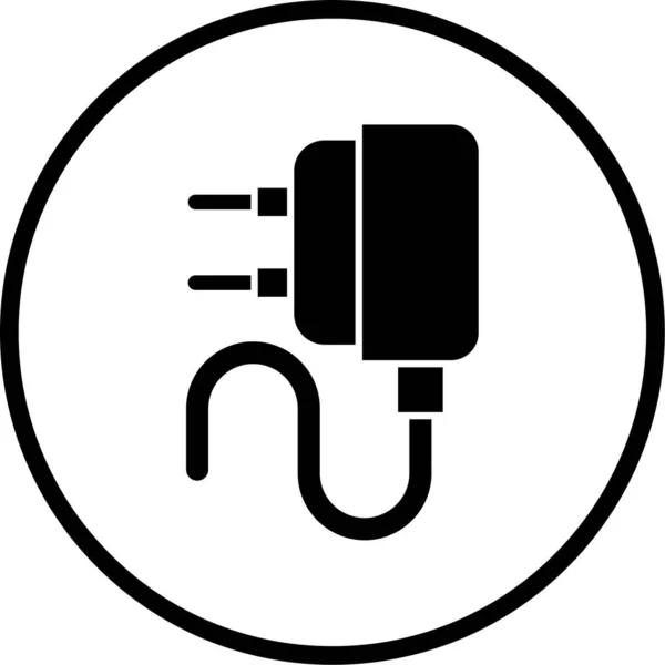 Vector Illustration Electrical Plug Icon — Vector de stock
