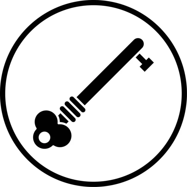 Vector Illustration Modern Key Icon — Vector de stock