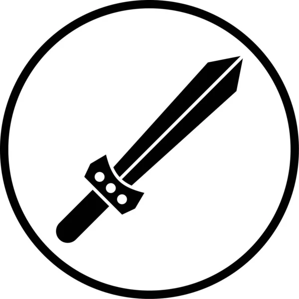 Sward Web Icon Simple Illustration — Stockvektor