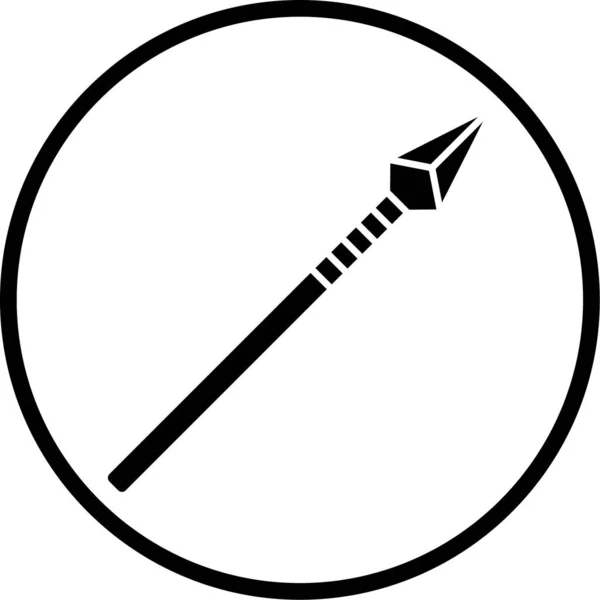 Vektor Illustration Des Waffensymbols — Stockvektor