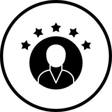 kullanıcı. Web simgesi basit illüstrasyon