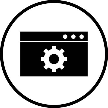 seo modern simgesinin vektör illüstrasyonu