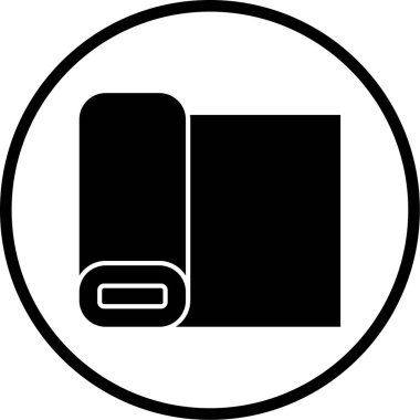 Kitap. Web simgesi basit illüstrasyon