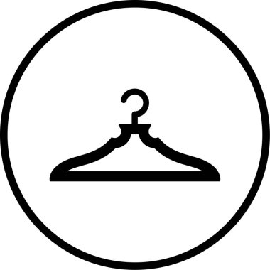 askı simgesi vektör illüstrasyonu